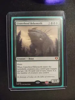 Craterhoof Behemoth - Light Play MTG Commander Masters - Image 1