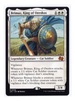 Brimaz, King of Oreskos (Anime) M 58 Regular Foundations Jumpstart MTG Card NM - Image 1