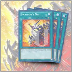 YuGiOh SWALLOW'S NEST x3 | HAC1 POWERFUL CARD | 1ST EDITION 💎 - Image 1