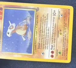 Cubone 50/64 Jungle Regular 1st Edition Vtg 1999 Pokemon Card 90’s Wizards - Image 3