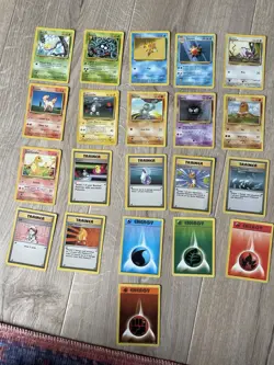 Selection Of Pokemon Cards From Base Set - Image 1