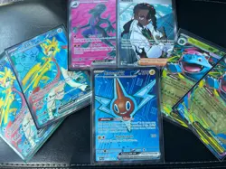 Pokemon TCG 7-Card Holo/Full Art Lot Hop's Zacian ex, Rotom ex, Mega Venusaur EX - Image 1