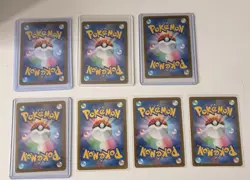 Pokemon TCG Japanese Holo Full Art 7-Card Lot Rowlet Ho-Oh ex - Image 2