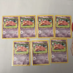 Pokemon cards 7 1st Edition Slowpoke 73/111 - Neo Genesis - Near Mint - Image 1