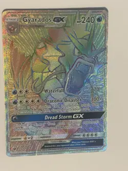 Pokemon Tcg Gyarados, Gx 112/111 Rainbow Crimson Invasion Lp Card - Image 1