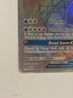 Pokemon Tcg Gyarados, Gx 112/111 Rainbow Crimson Invasion Lp Card - Image 4