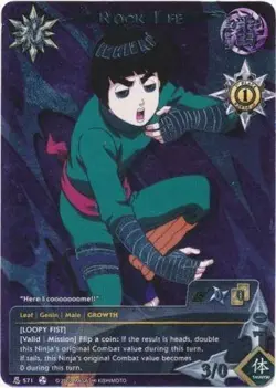 Rock Lee - N-571 - Promo - Foil - Full Art Promo Cards Damaged - Naruto - Image 1