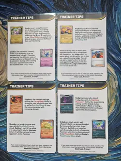 Chaos Rising Trainer Tips Cards Set of 4 From Build and Battle Box - Pokemon TCG - Image 2