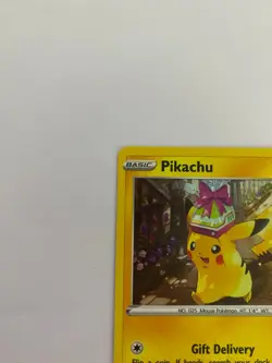 Pokemon TCG Cards Pikachu SWSH234 Black Star Promo Cosmos Holo NM-M - Image 3