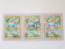 Pokemon Celebrations Venusaur 15/102 Holo x3 Cards - Image 1