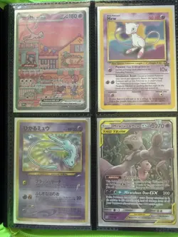 Misc Pokemon Cards Lot of 21 Mostly Mew NM Condition - Image 1