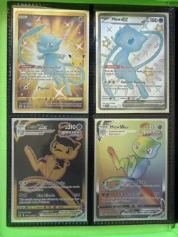 Misc Pokemon Cards Lot of 21 Mostly Mew NM Condition - Image 2