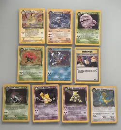 Pokemon Cards Team Rocket 10x Holo Bundle Dark Dragonite 5/82 Dark Raichu 83/82 - Image 1