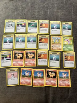 Pokemon Base Set Bundle – 23 Cards | Vintage 1999 | Trainer & Pokemon Mix - Image 1