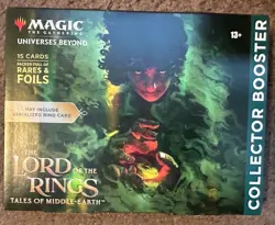 Magic The Gathering Lord of the Rings Collector Booster Pack Omega Box Sealed - Image 1