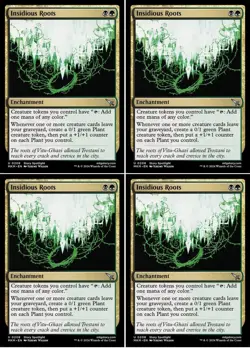 MTG - 4x INSIDIOUS ROOTS - Murders at Karlov Manor (U) - Image 1