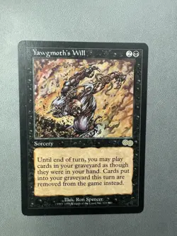Yawgmoth's Will - 1998 Magic the Gathering - Urza's Saga LP+ - Image 1