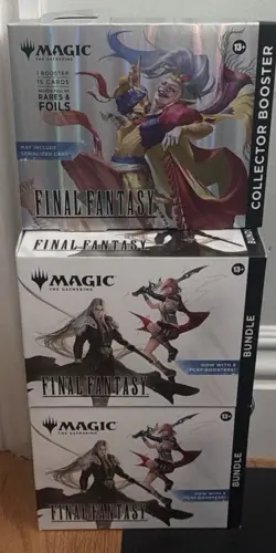 Magic: The Gathering Final Fantasy Collector Booster & 2 Bundle Boxes - Image 1