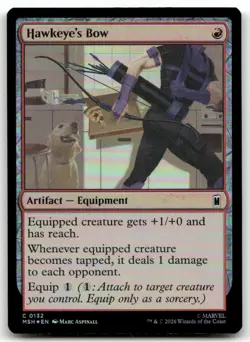 Hawkeye's Bow #132 (Foil) (NM) Marvel Super Heroes MSH Magic MTG - Image 1