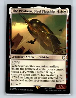 Universes Beyond: Fallout #550 The Prydwen, Steel Flagship (Surge Foil) - Image 1