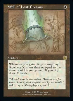 MTG - (Schematic) WELL OF LOST DREAMS - The Brothers' War Retro Artifacts (R) - Image 1