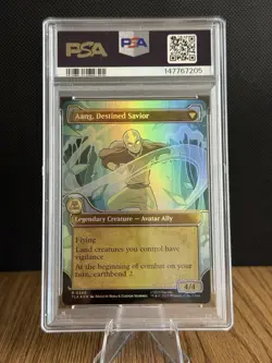 2025 MTG Avatar Aang At The Crossroads Elemental Frame Foil 0346 PSA10 - Image 2