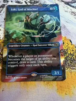 Loki, God of Mischief (Borderless) Marvel Super Heroes Foil - Image 1