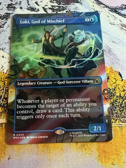 Loki, God of Mischief (Borderless) Marvel Super Heroes Foil - Image 2