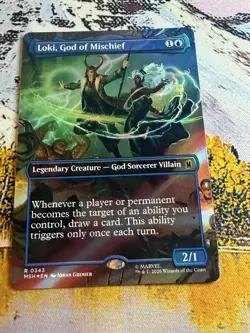 Loki, God of Mischief (Borderless) Marvel Super Heroes Foil - Image 3