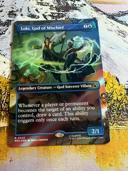 Loki, God of Mischief (Borderless) Marvel Super Heroes Foil - Image 4
