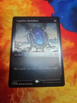 Sapphire Medallion (Foil Etched) - Commander Masters (CMM) - LP - Image 1