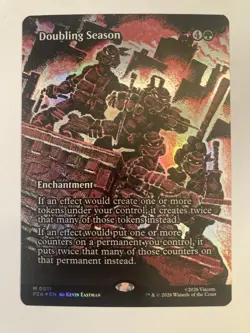 MTG Doubling Season (Borderless) TMNT (PZA) Foil #11 - Image 1