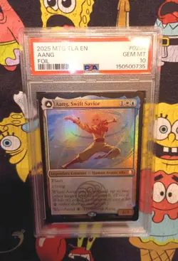 MTG Aang, Swift Savior Avatar The Last Airbender Foil PSA 10 - Image 1