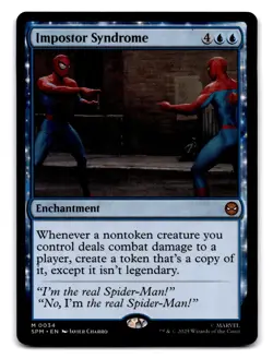 Impostor Syndrome 34 Mythic Marvel's Spider-Man Magic: The Gathering Near Mint - Image 1