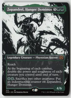 Zopandrel, Hunger Dominus (Showcase) Phyrexia: All Will Be One 315 - MTG - Image 1