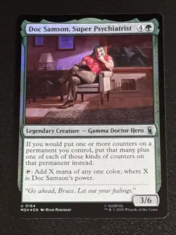 MTG Marvel Super Heroes Doc Samson, Super Psychiatrist Foil 0164 - Image 1