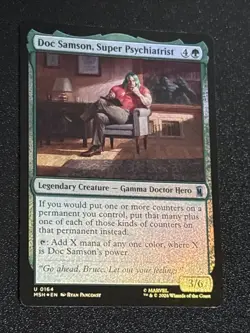 MTG Marvel Super Heroes Doc Samson, Super Psychiatrist Foil 0164 - Image 2