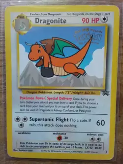 Pokemon TCG Dragonite Black Star Promo Card No. 5 Movie Promo - Image 1