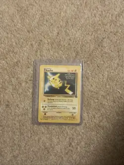 1999 English Pikachu Black Star Promo TCG - Image 1