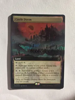 Castle Doom (Extended Art Foil) - MSH 0429 - Pack Fresh Condition - MTG - Image 1