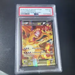 Pokemon TCG 2016 Charizard EX XY Black Star Promo Holo XY121 PSA 5 English - Image 1