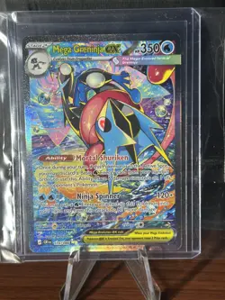 Mega Greninja ex SIR 116/086 Chaos Rising Special Illustration Rare Pokemon TCG - Image 1