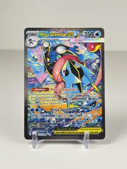Pokemon TCG Mega Greninja ex SIR 116/086 Chaos Rising Special Illustration Rare - Image 4