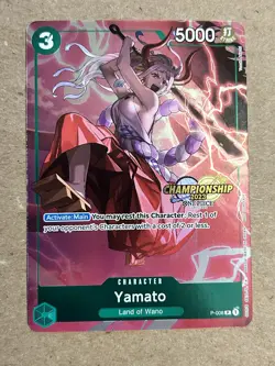 Yamato (CS 2023 Celebration Pack) P-008 One Piece Stamped Promo Foil NM - Image 1