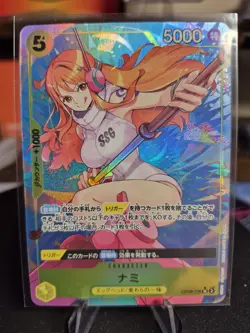 One Piece CCG Nami Alt Art OP08-106 SR Two Legends Japanese NM - Image 1
