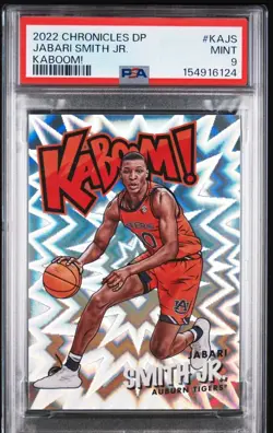 2022-23 Panini Chronicles Draft Picks Kaboom 🔥 Jabari Smith Jr #KA-JS PSA 9 🔥 - Image 1