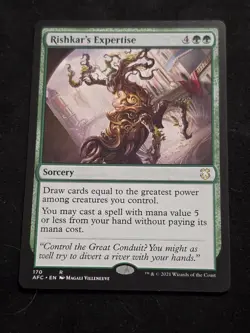 Rishkar's Expertise R Commander: Adventures in the Forgotten Realms 170 LP MTG - Image 1