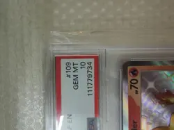 Pokemon Charmander 109/091 2024 Paldean Fates Shiny Rare Card - PSA 10 GEM MINT - Image 3