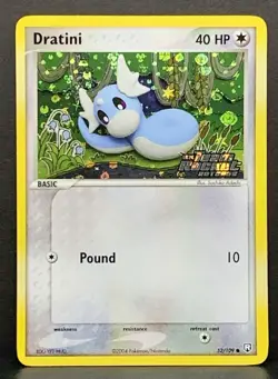 2004 Pokemon EX Team Rocket Returns Dratini Reverse Foil 52/109 NM-MT - Image 1