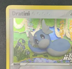2004 Pokemon EX Team Rocket Returns Dratini Reverse Foil 52/109 NM-MT - Image 3